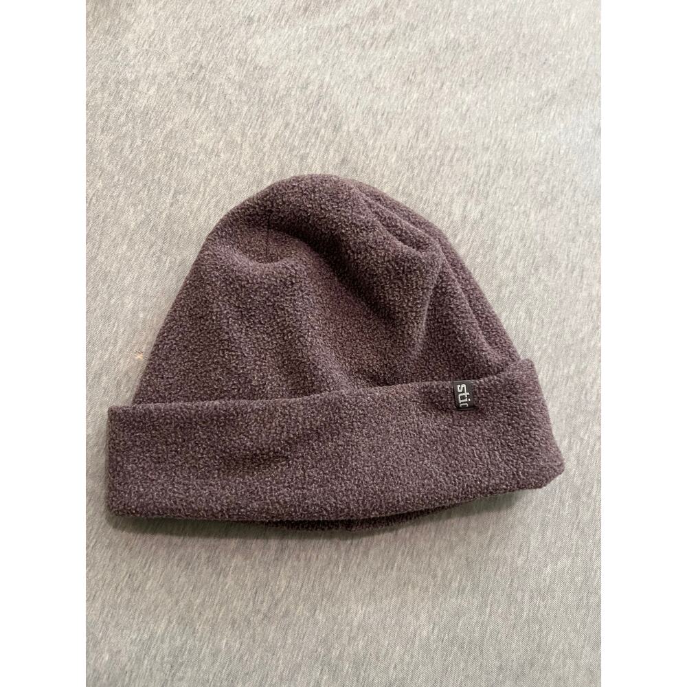 Stio Turpin Fleece Cuff Beanie adult purple heathered lightweight winter hat - Picture 3 of 6